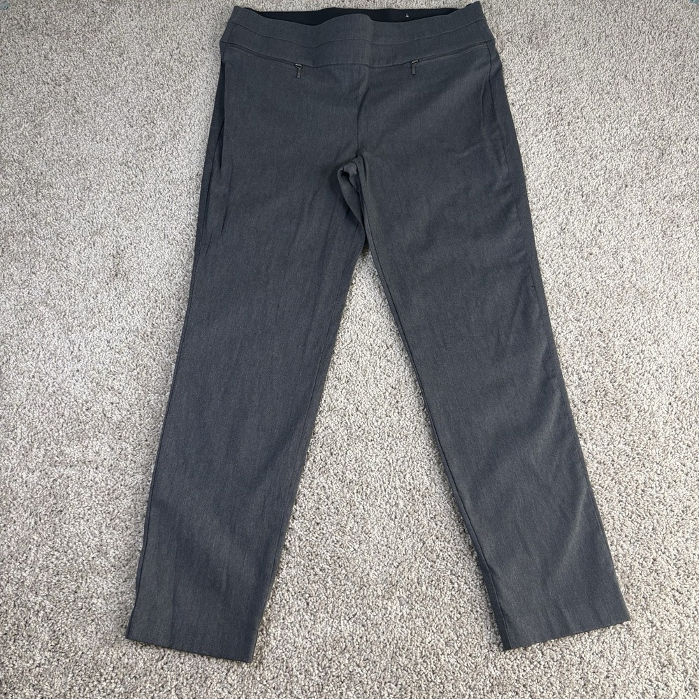 Candies Pants Womens XL Gray Pull On Slim Fit Stretch Ankle Trousers Ladies
